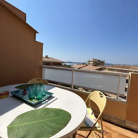 Sainte-maxime: 2 Pieces, 5 Couchages, Vue Mer, Clim, Centre-ville - Fr-1-226-515 Sainte-Maxime